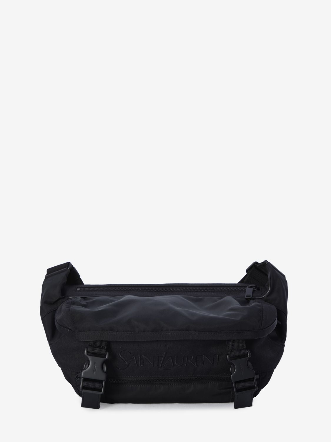 Luxury Saint Laurent Men's Crossbody Bag In Nylon in Black | 758258FACG7
