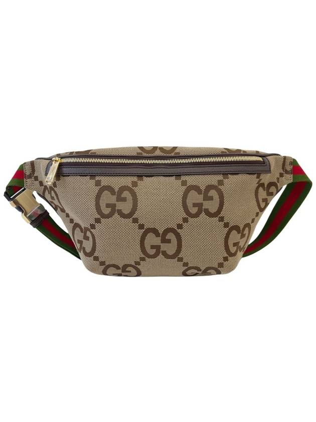 Luxury Gucci Trending 2025 Jumbo GG Canvas Belt Bag Brown