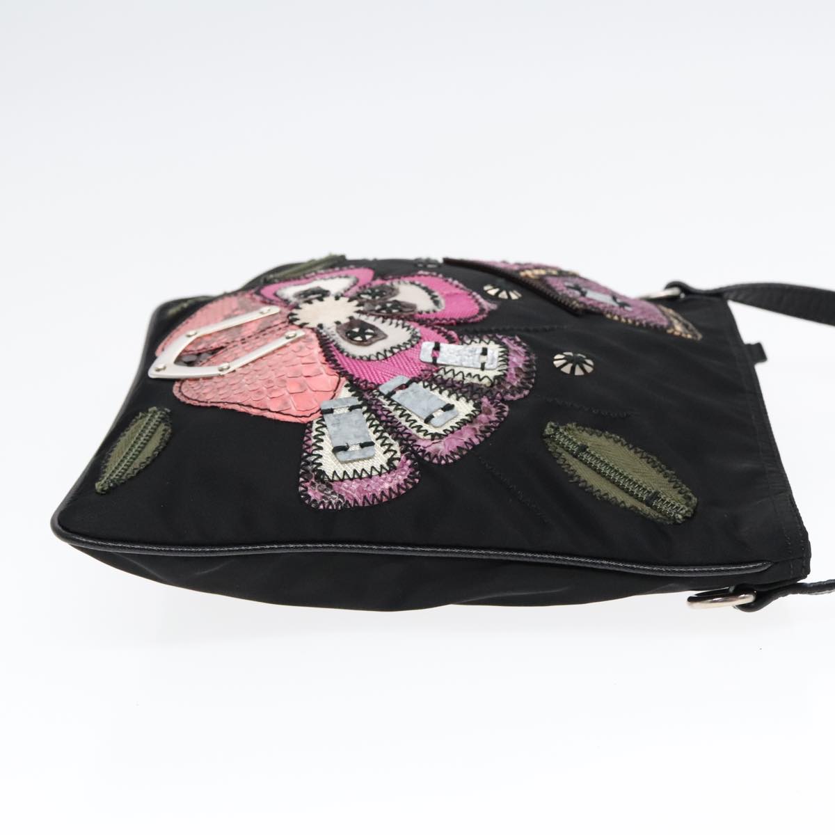 Luxury Prada Shoulder Bag Nylon Black  91014