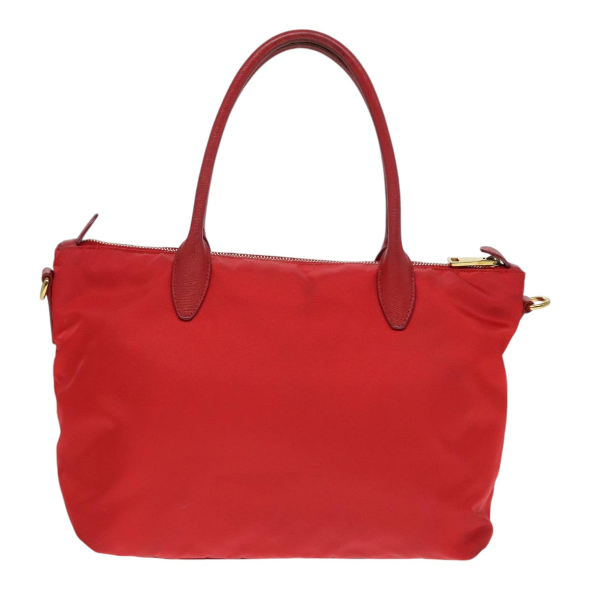 Luxury Prada Hand Bag Nylon Red  91016