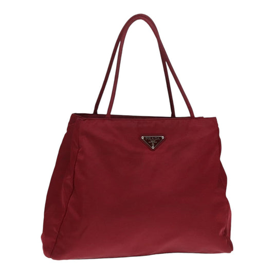 Luxury Prada Tote Bag Nylon Red  91018