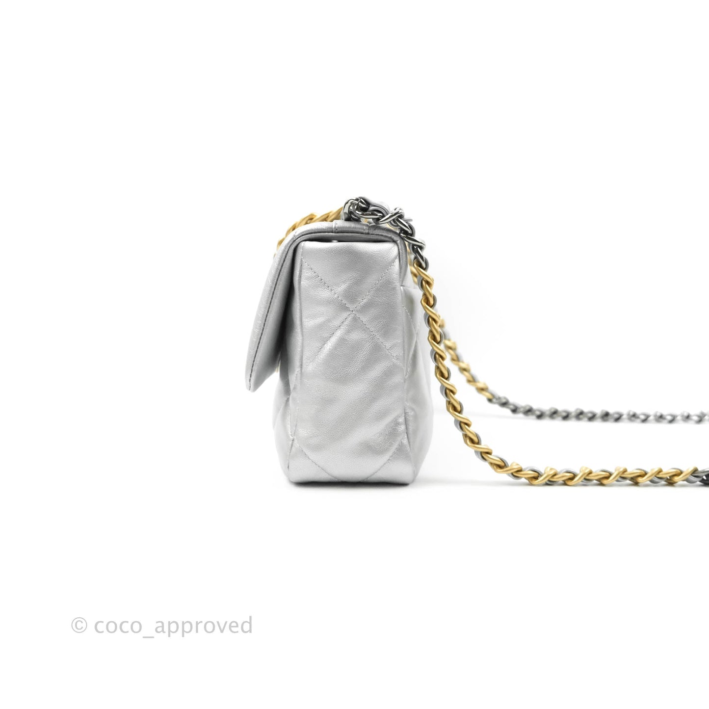 Chanel 19 Small Silver Mixed Hardware 20B