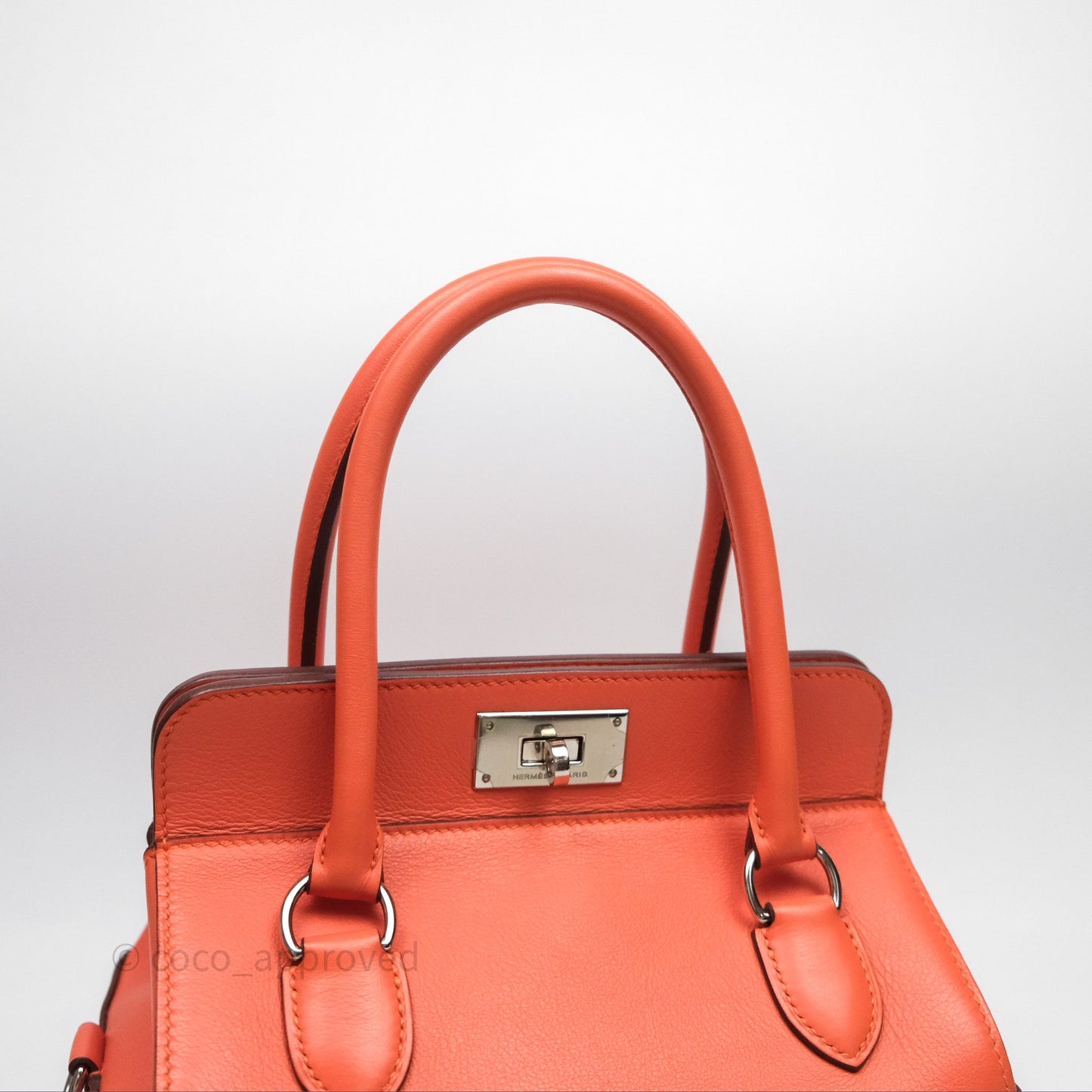 Hermès ToolBox 20 Mangue 9Z Evercolor Palladium Hardware