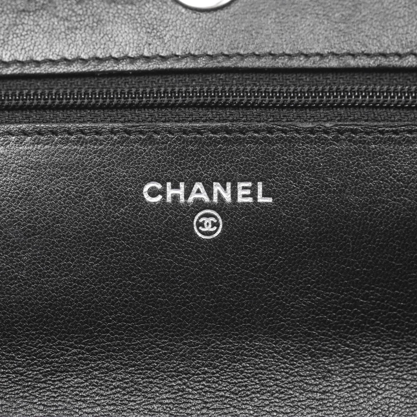 Chanel 19 Wallet on Chain WOC Black Mixed Hardware