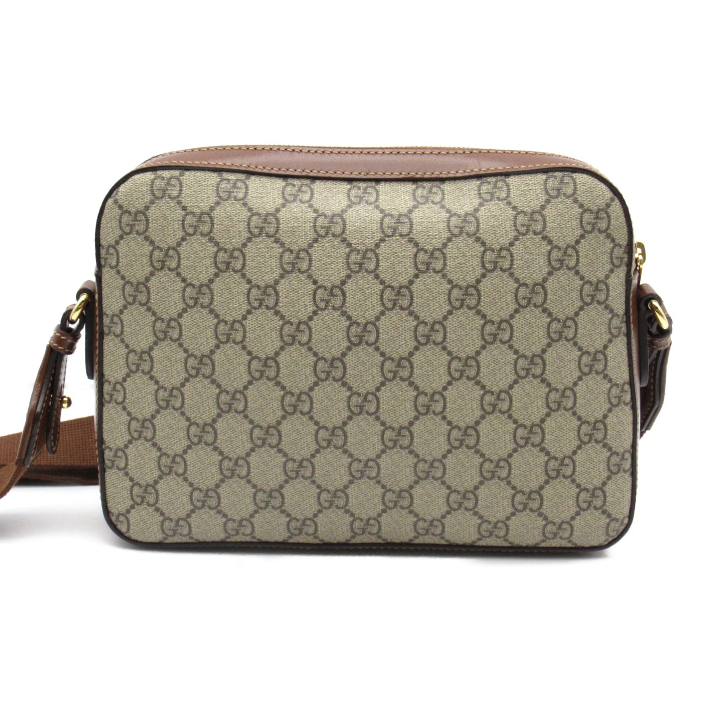 Luxury Gucci Trending 2025 GG Supreme Shoulder bag Shoulder bag PVC Coated Canvas Beige Brown