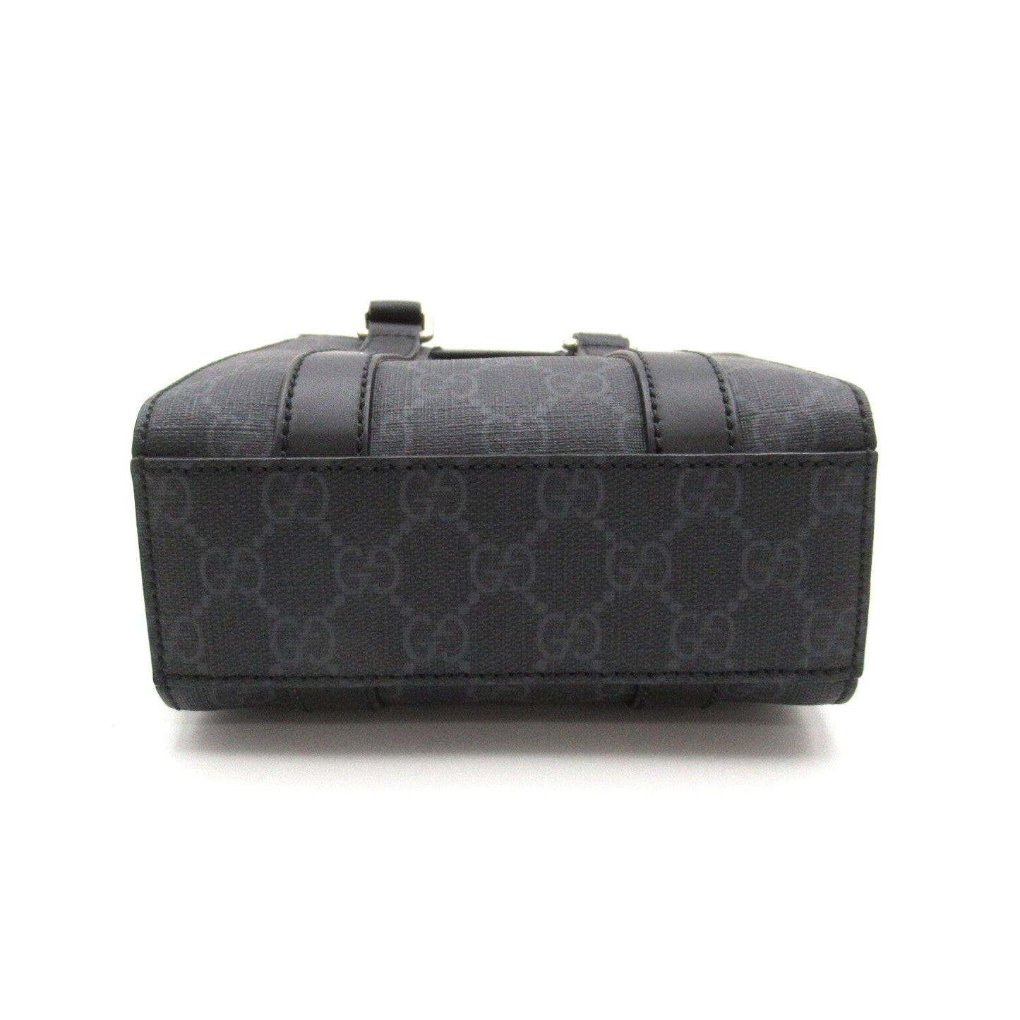 Luxury Gucci Trending 2025 GG Supreme Mini Shoulder bag PVC Coated Canvas Black