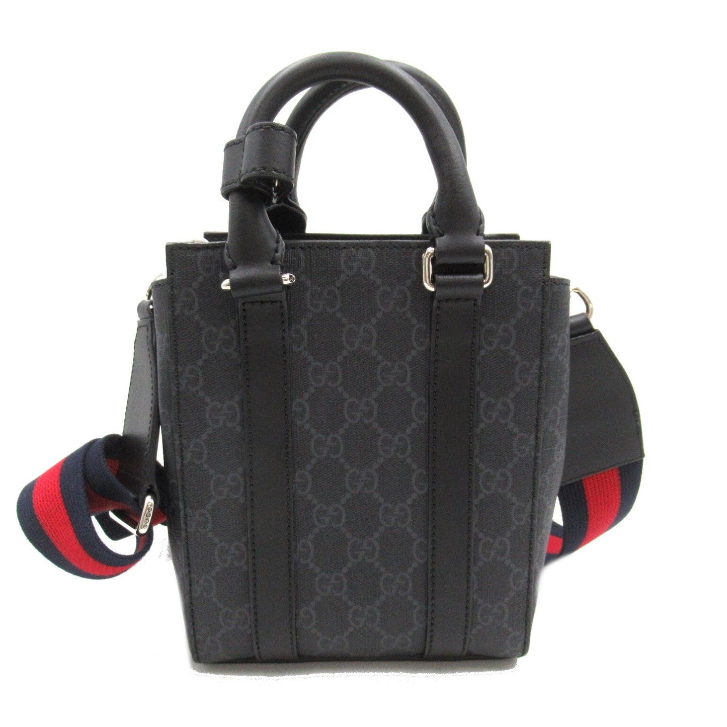 Luxury Gucci Trending 2025 GG Supreme Mini Shoulder bag PVC Coated Canvas Black