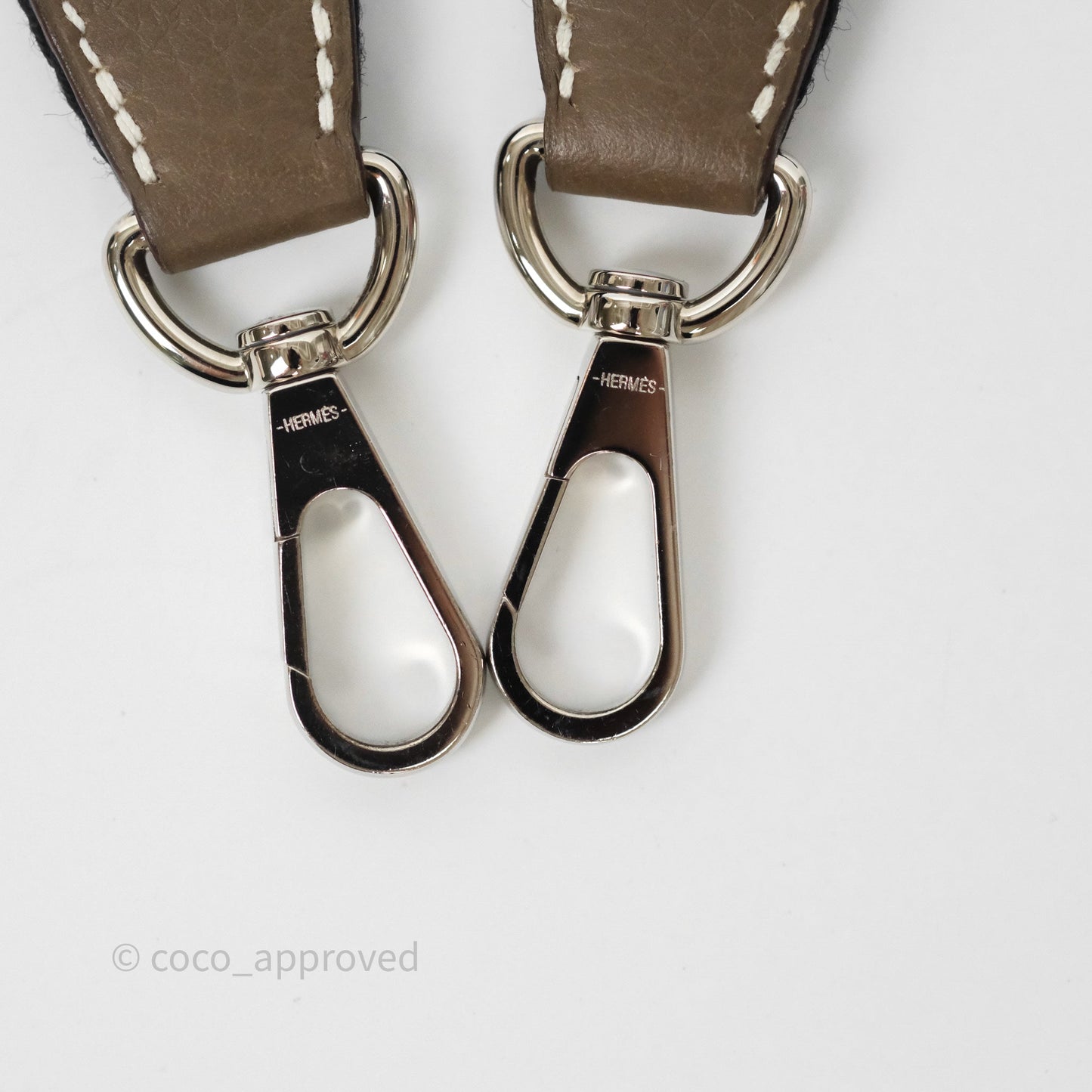 Hermès Mini Evelyne 16 Etoupe 18 Clemence Palladium Hardware