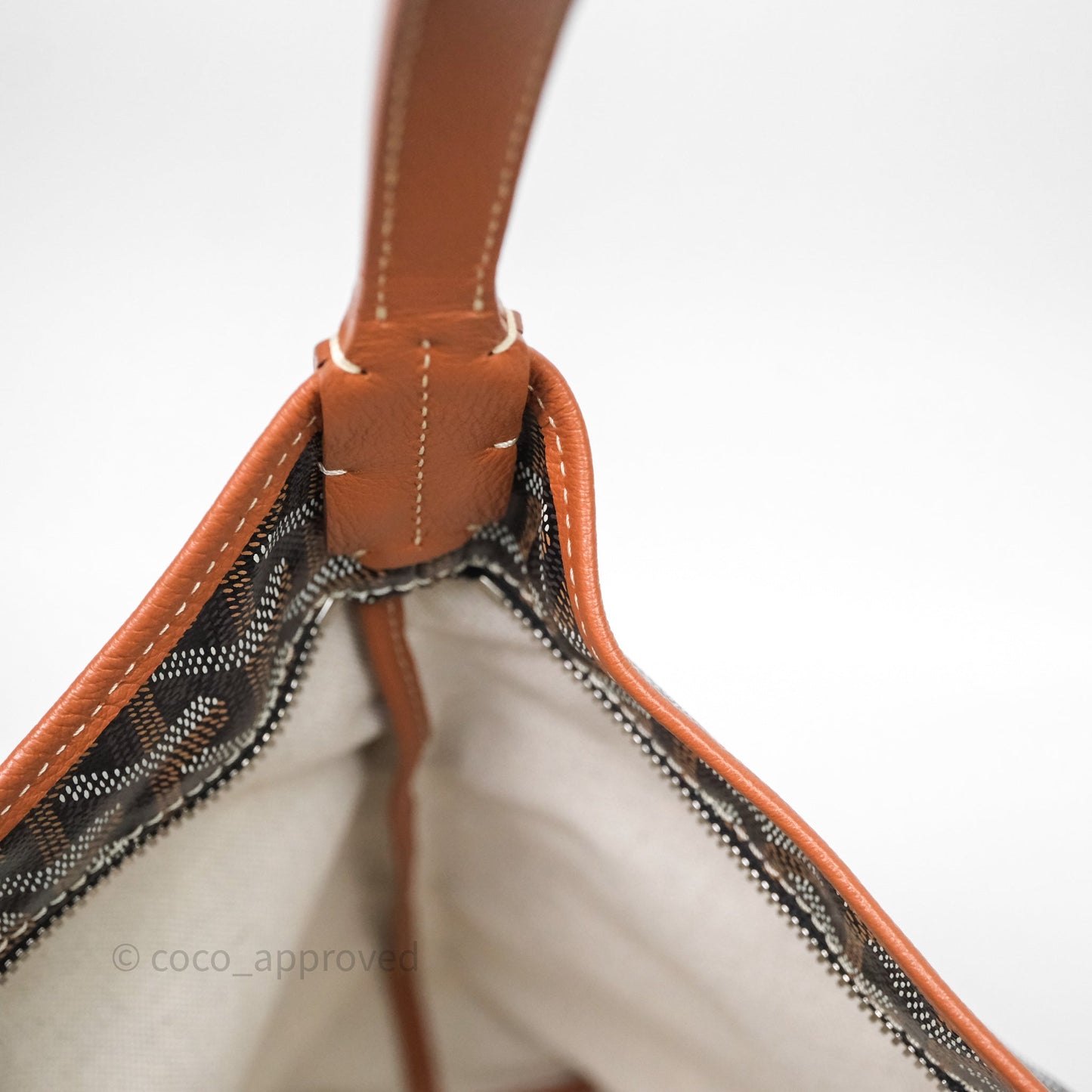 Goyard Bohème Hobo Bag Black & Tan