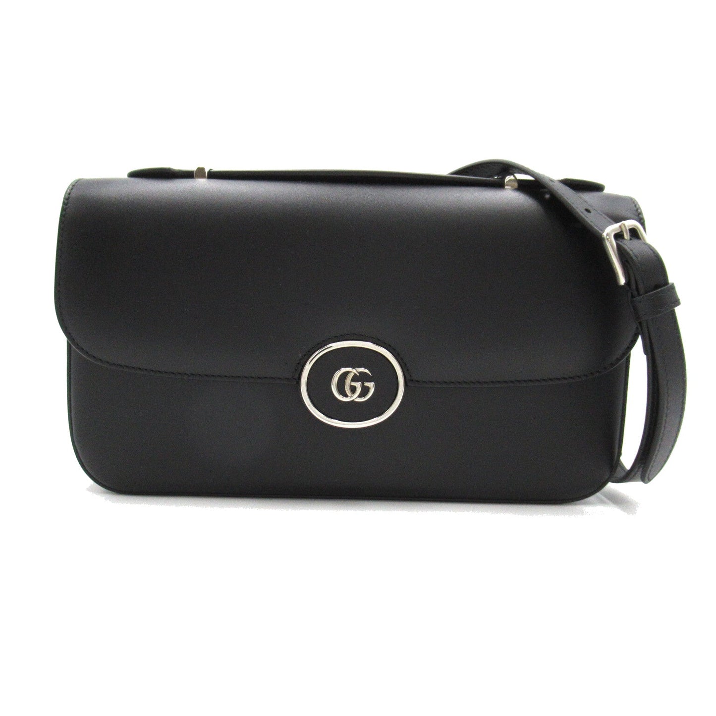 Luxury Gucci Trending 2025 Shoulder bag Shoulder bag Leather Black