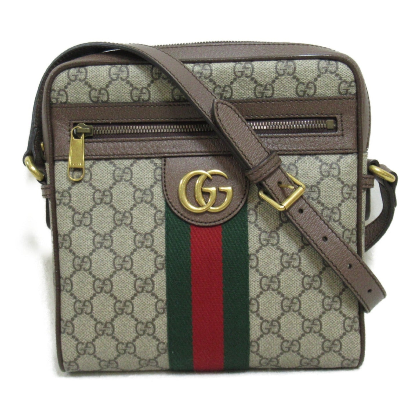 Luxury Gucci Trending 2025 Ophidia Shoulder bag Shoulder bag Canvas GG Supreme Beige Brown