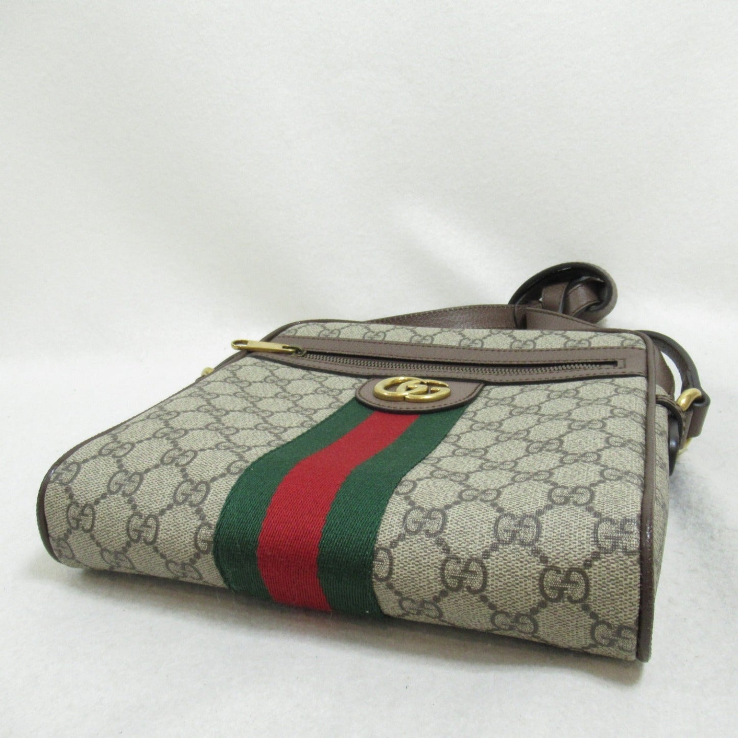 Luxury Gucci Trending 2025 Ophidia Shoulder bag Shoulder bag Canvas GG Supreme Beige Brown