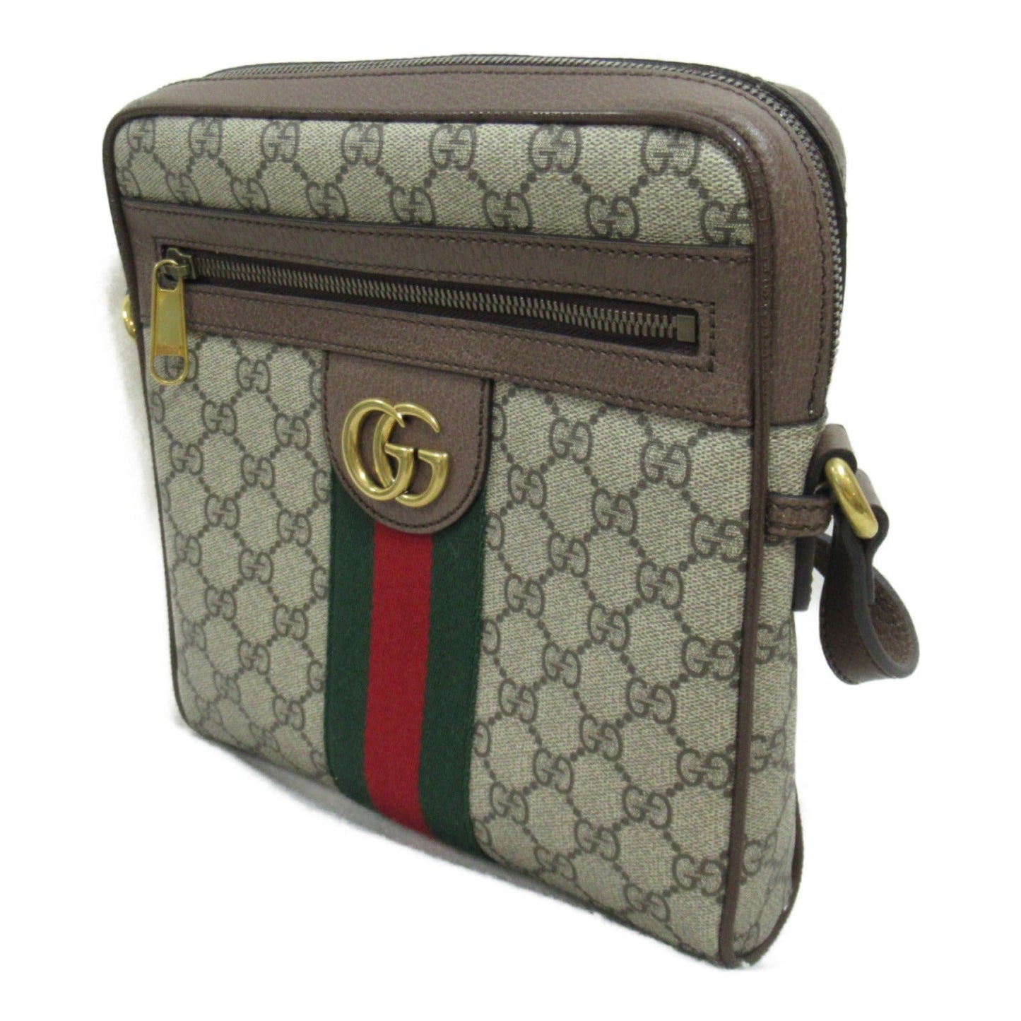 Luxury Gucci Trending 2025 Ophidia Shoulder bag Shoulder bag Canvas GG Supreme Beige Brown