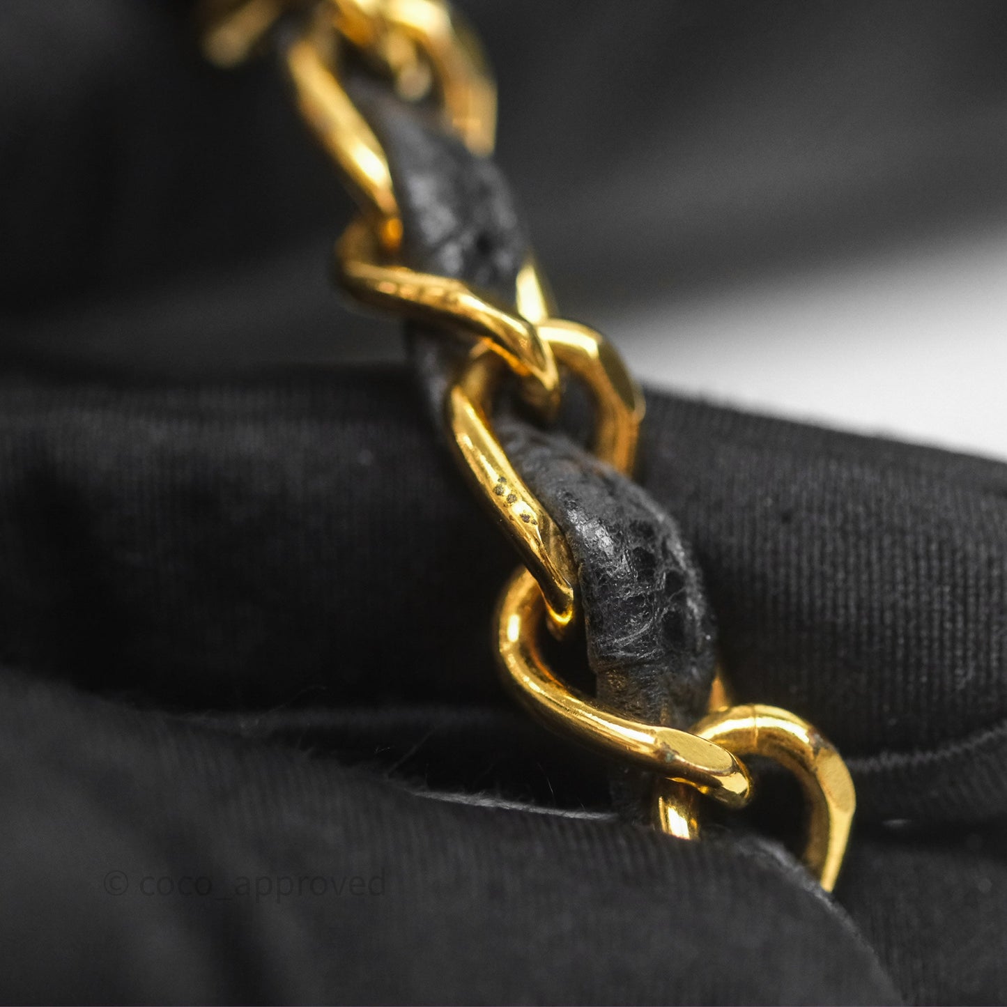 Chanel Small Vintage Quilted Classic Diana Flap Bag Black Caviar 24K Gold Hardware