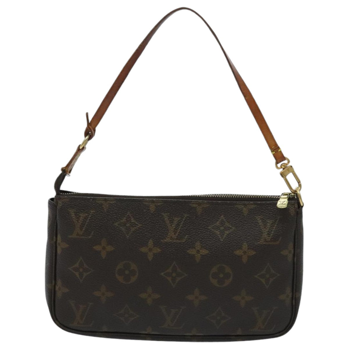 LOUIS VUITTON Monogram Pochette Accessoires Pouch M51980 LV 91163