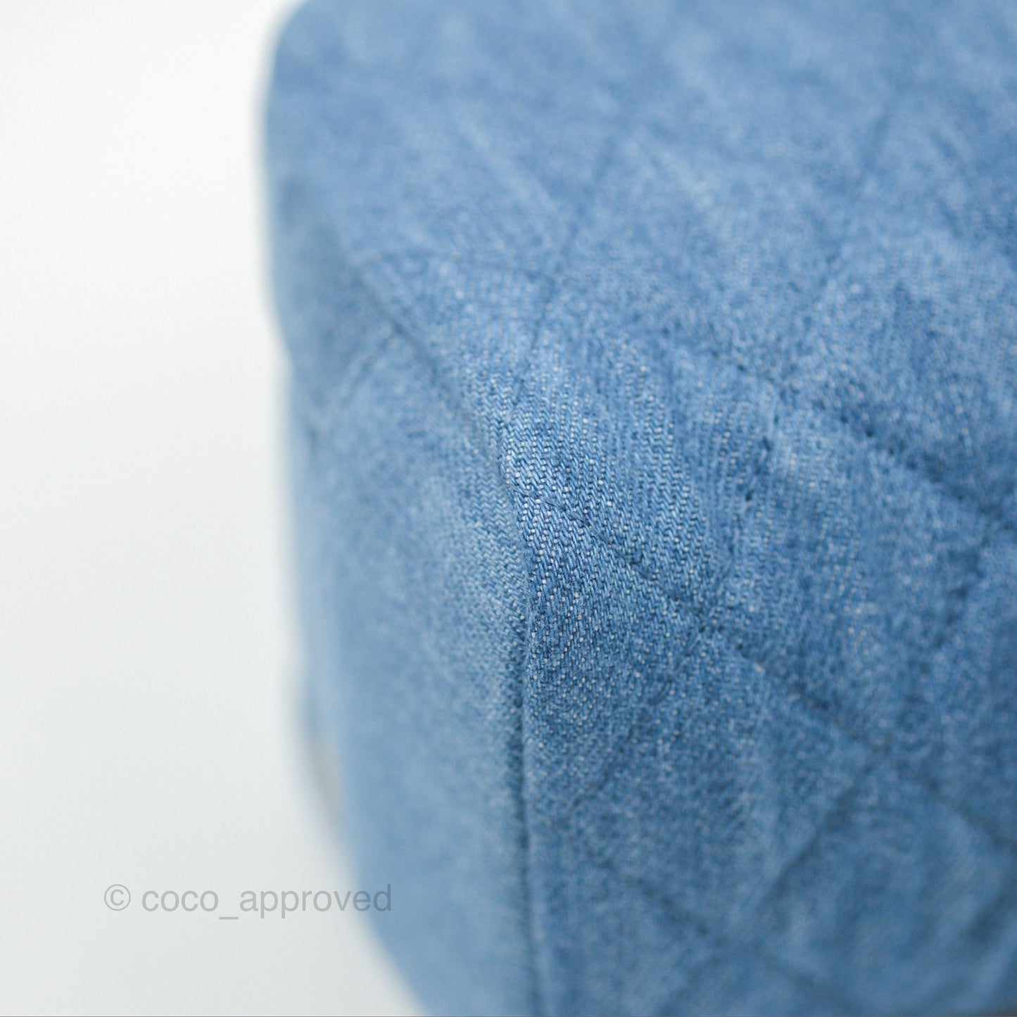 Chanel Cruise Pouch Cosmetic Bag Denim