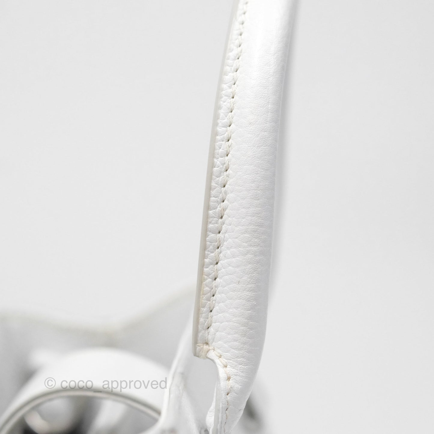Chanel Mini Neo Executive Shopper Tote White Grained Calfskin Silver Hardware