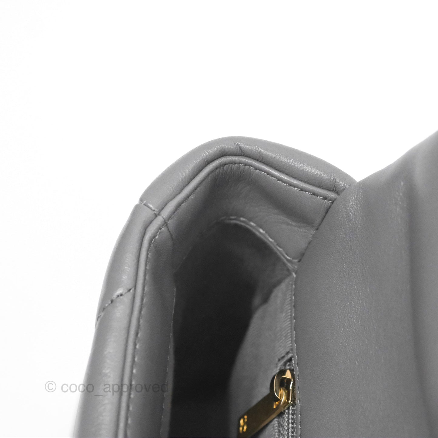 Chanel 19 Small Dark Grey Mixed Hardware