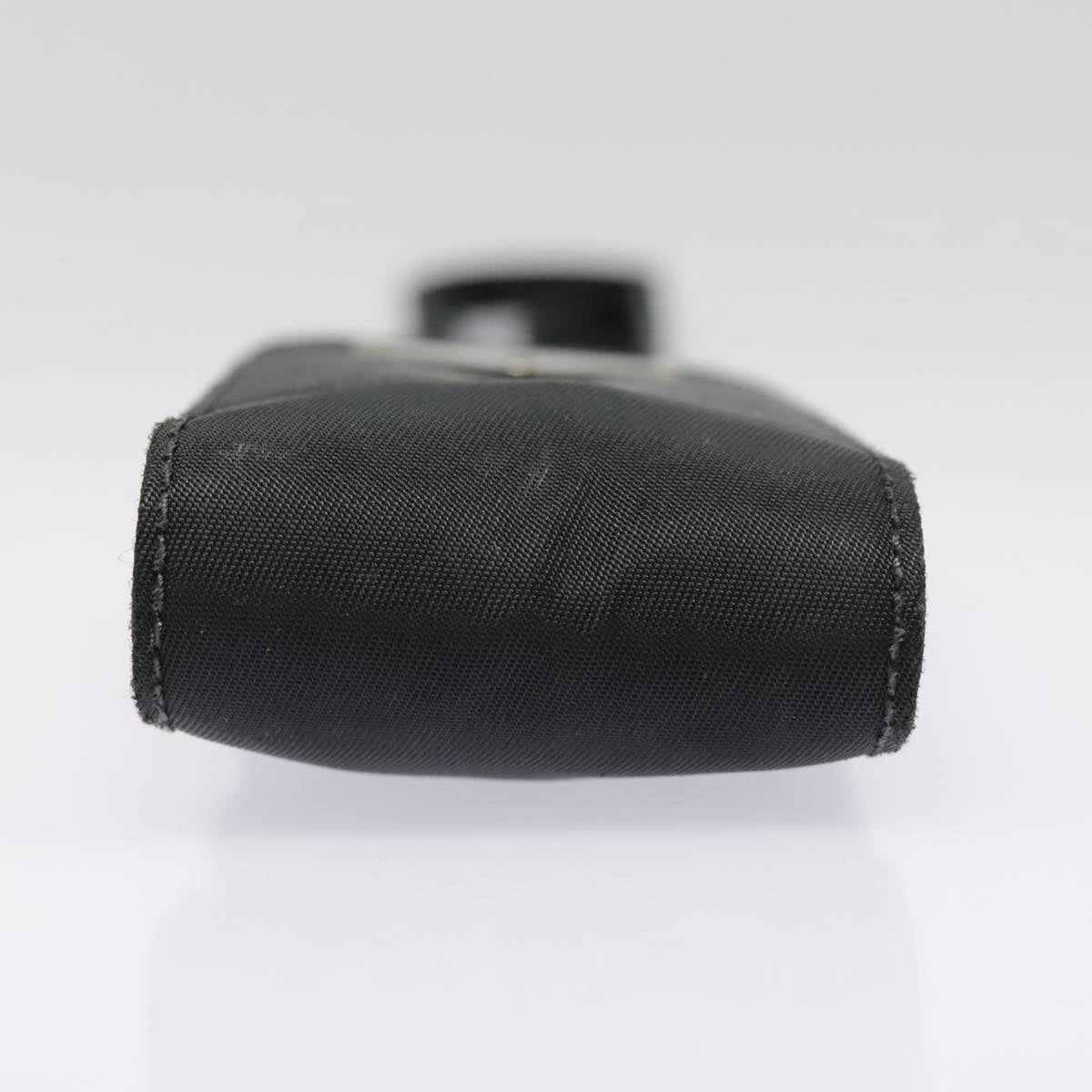 Luxury Prada Neck Case Nylon Black Silver  91191