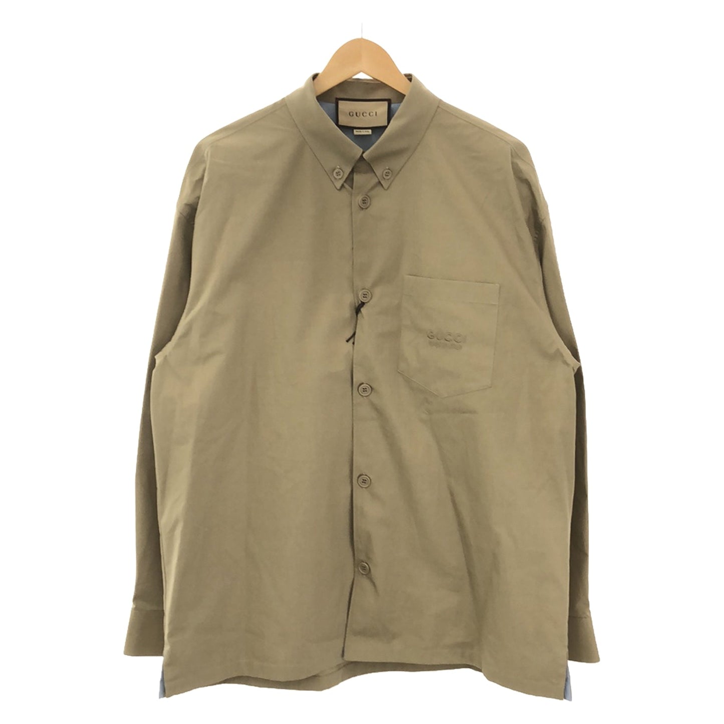 Luxury Gucci Trending 2025 Shirt Shirt Cotton Beige