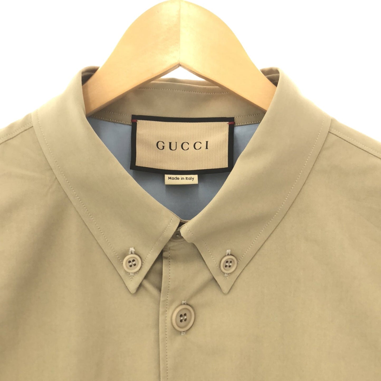 Luxury Gucci Trending 2025 Shirt Shirt Cotton Beige