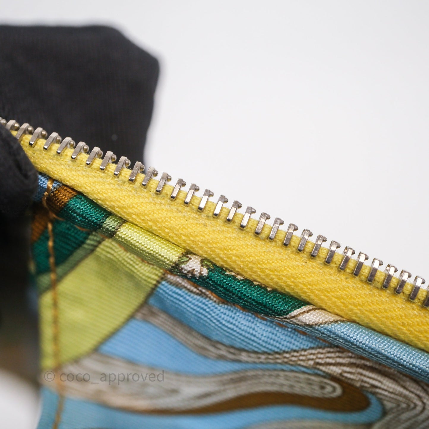 Hermès Silk In Compact Wallet Yellow Epsom