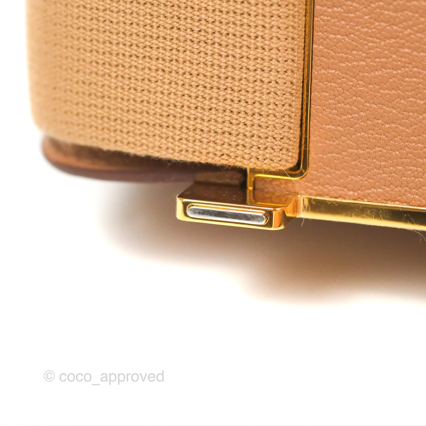Hermès Geta Bag Chai 0M Quebracho 2J Gold Hardware