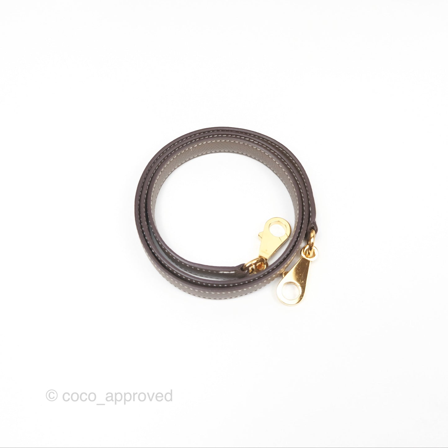 Hermès Kelly Sellier 28 Etoupe 18 Epsom Gold Hardware
