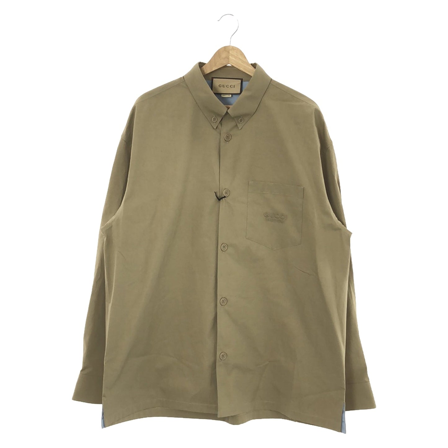 Luxury Gucci Trending 2025 Shirt Shirt Cotton Beige