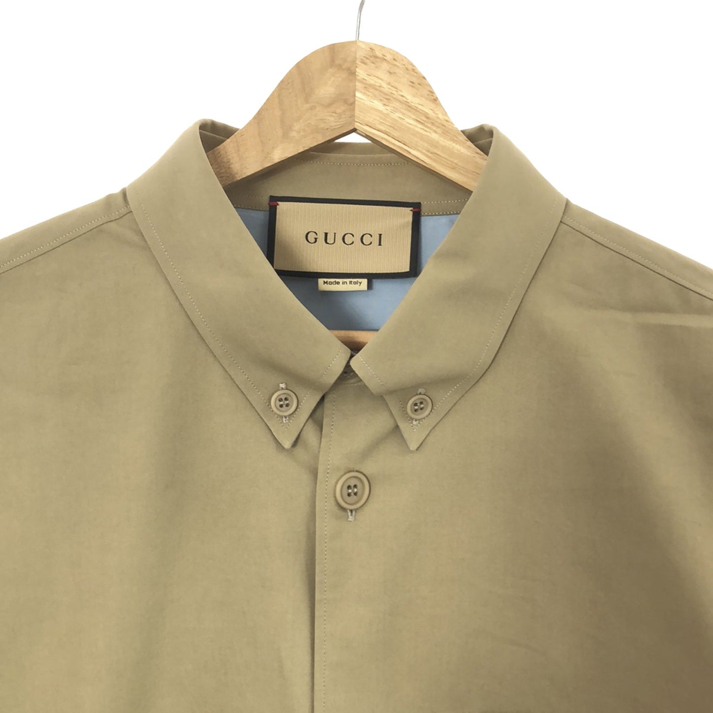 Luxury Gucci Trending 2025 Shirt Shirt Cotton Beige