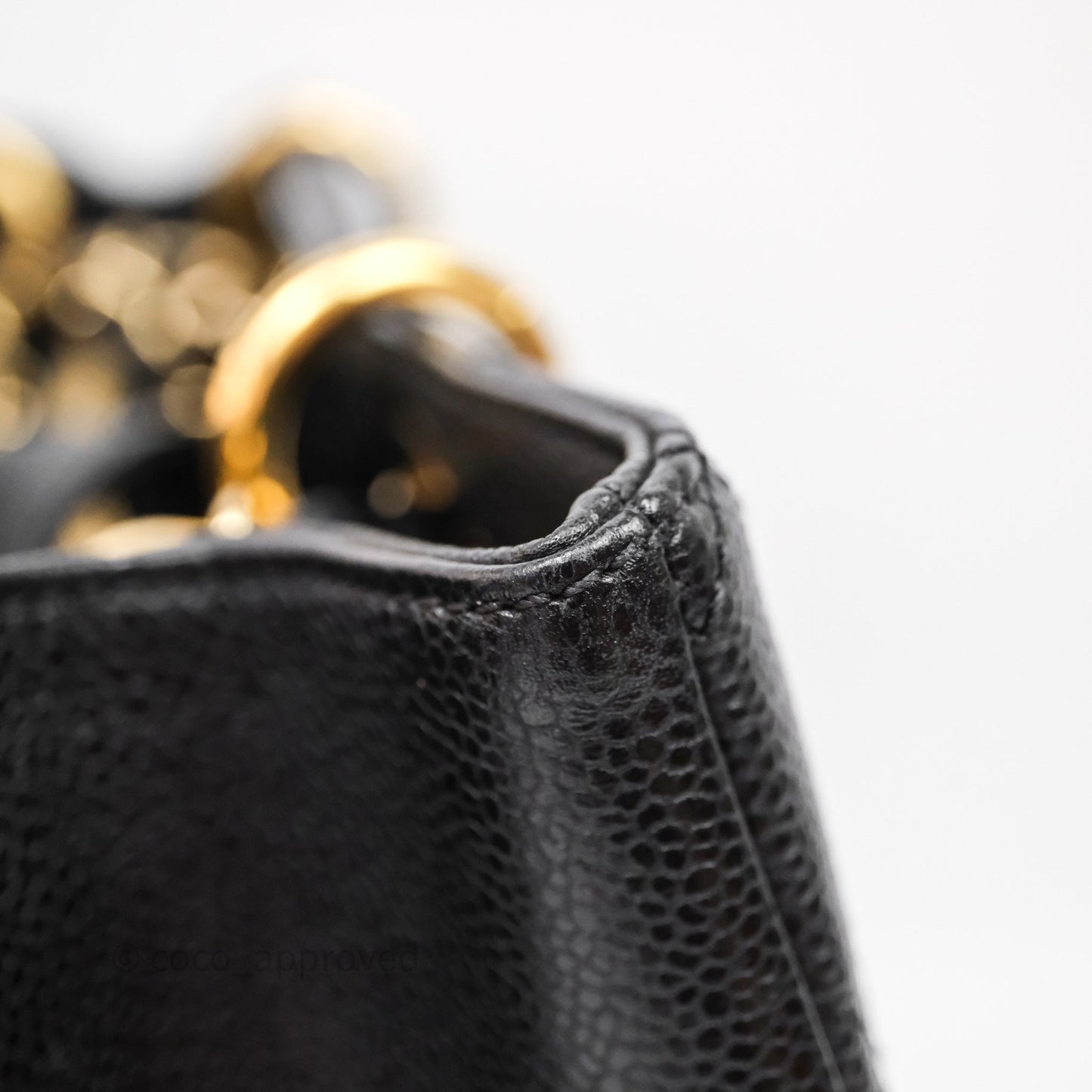 Chanel GST Black Caviar Gold Hardware