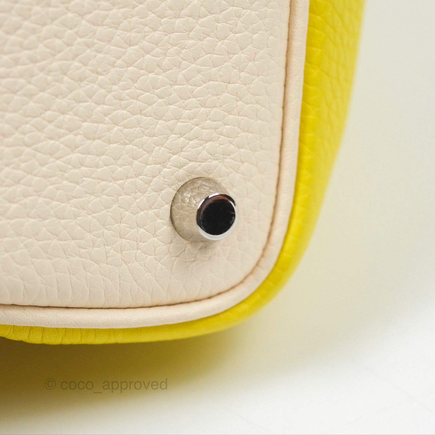 Hermes Picotin Lock 18 Lime 9R / Nata I2 Clemence Palladium Hardware