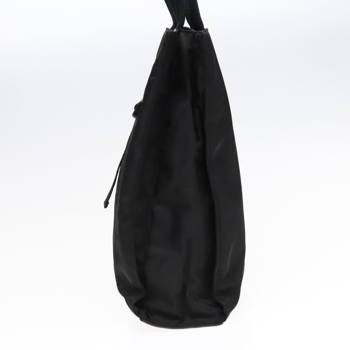 Luxury Prada Tote Bag Nylon Black Silver  91238