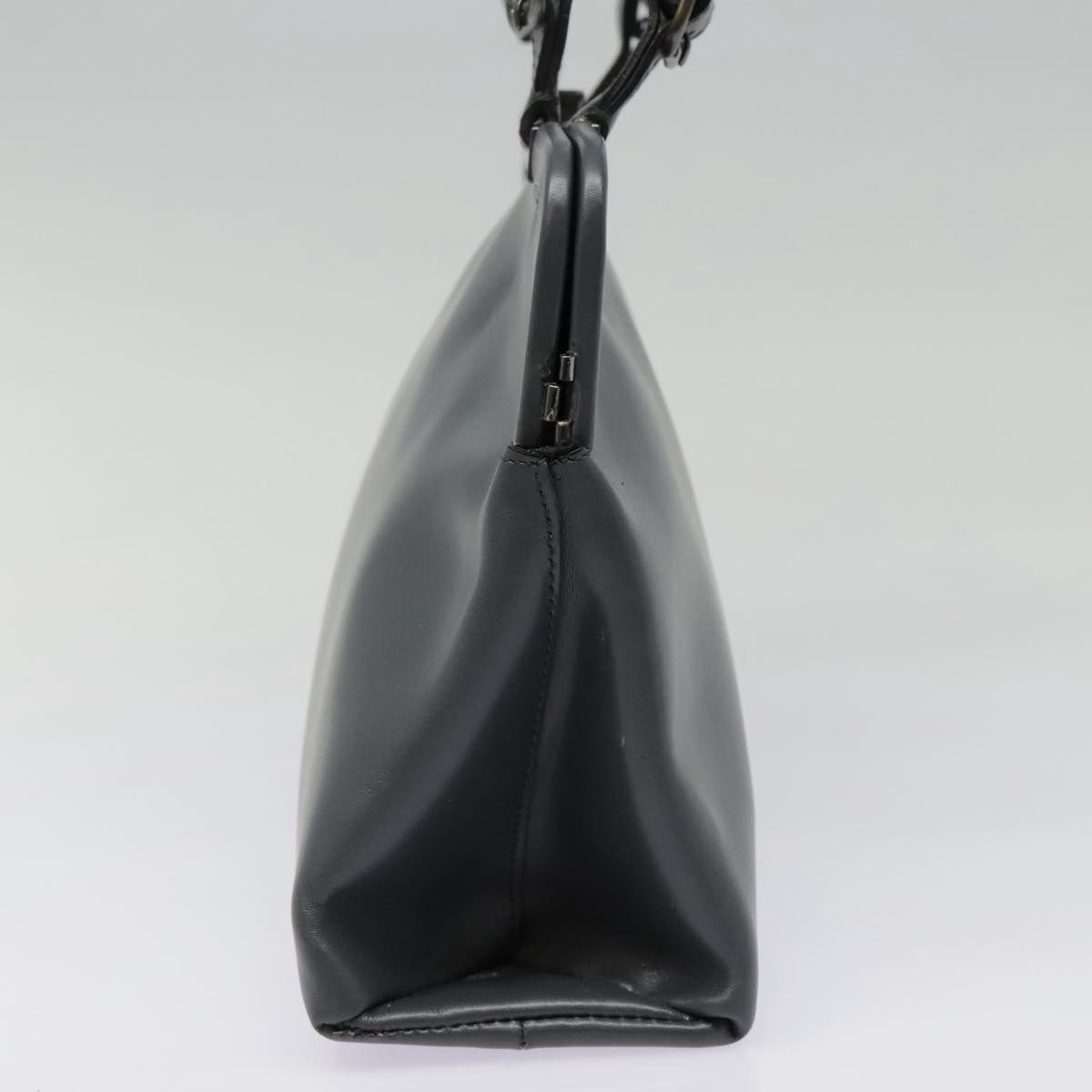 Luxury Prada Hand Bag Leather Gray  91243