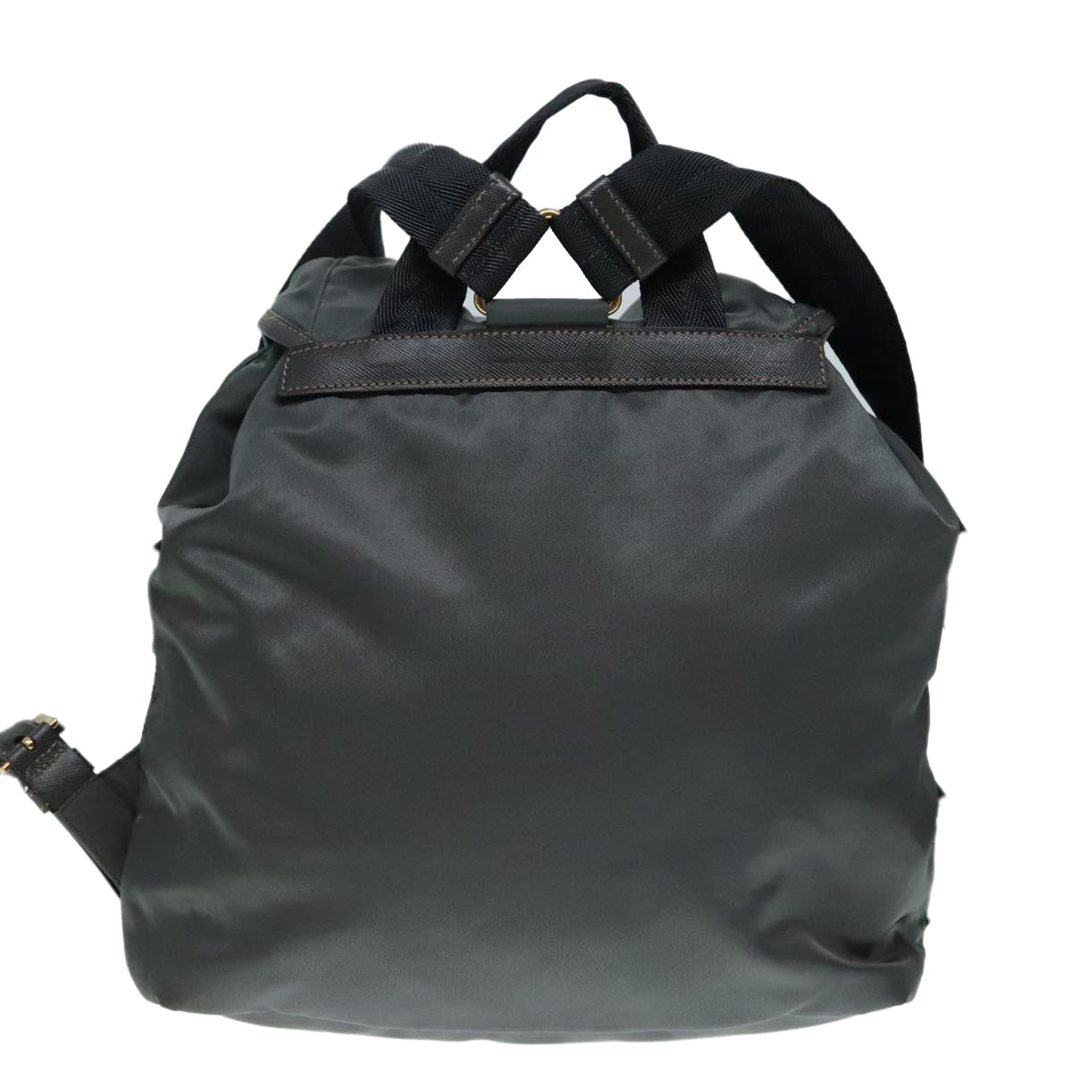 Luxury Prada Backpack Nylon Gray Silver  91247