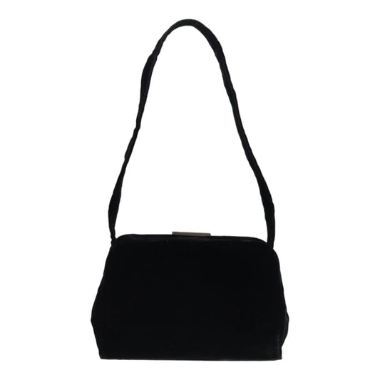 Luxury Prada Shoulder Bag Velor Black  91256