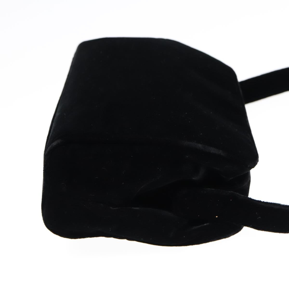 Luxury Prada Shoulder Bag Velor Black  91256