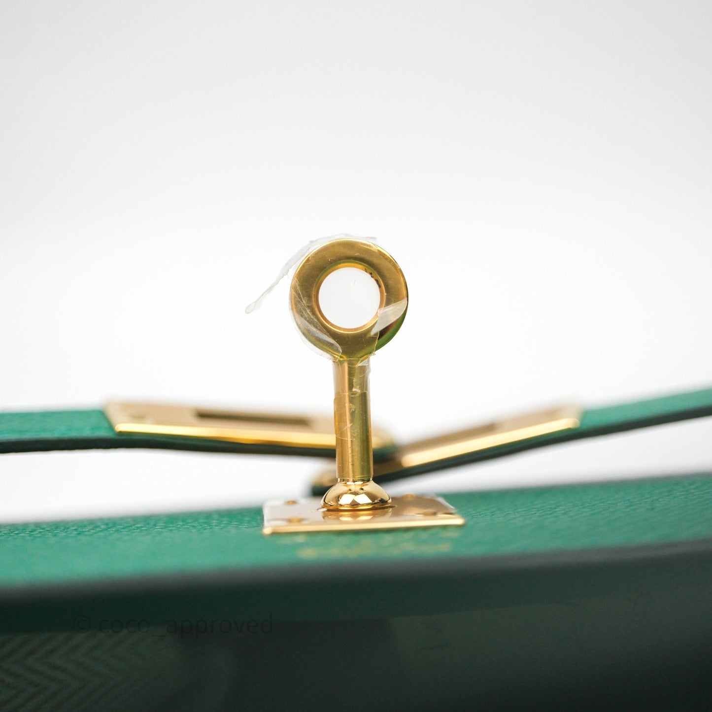 Hermes Kelly 25 Sellier Vert Vertigo Epsom Gold Hardware