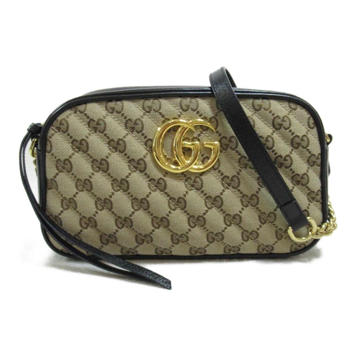 Luxury Gucci Trending 2025 GG Marmont Shoulder bag Shoulder bag GG canvas Leather Beige Black