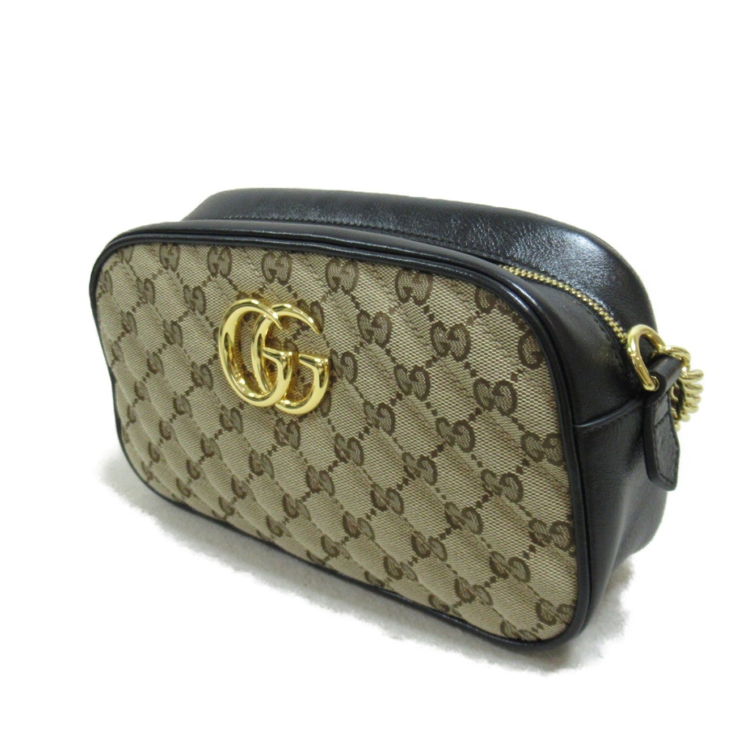 Luxury Gucci Trending 2025 GG Marmont Shoulder bag Shoulder bag GG canvas Leather Beige Black