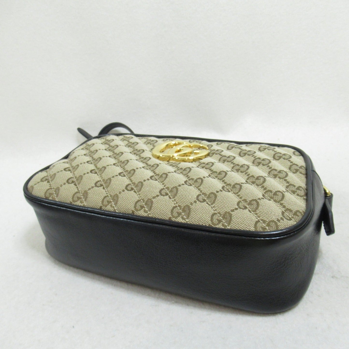 Luxury Gucci Trending 2025 GG Marmont Shoulder bag Shoulder bag GG canvas Leather Beige Black