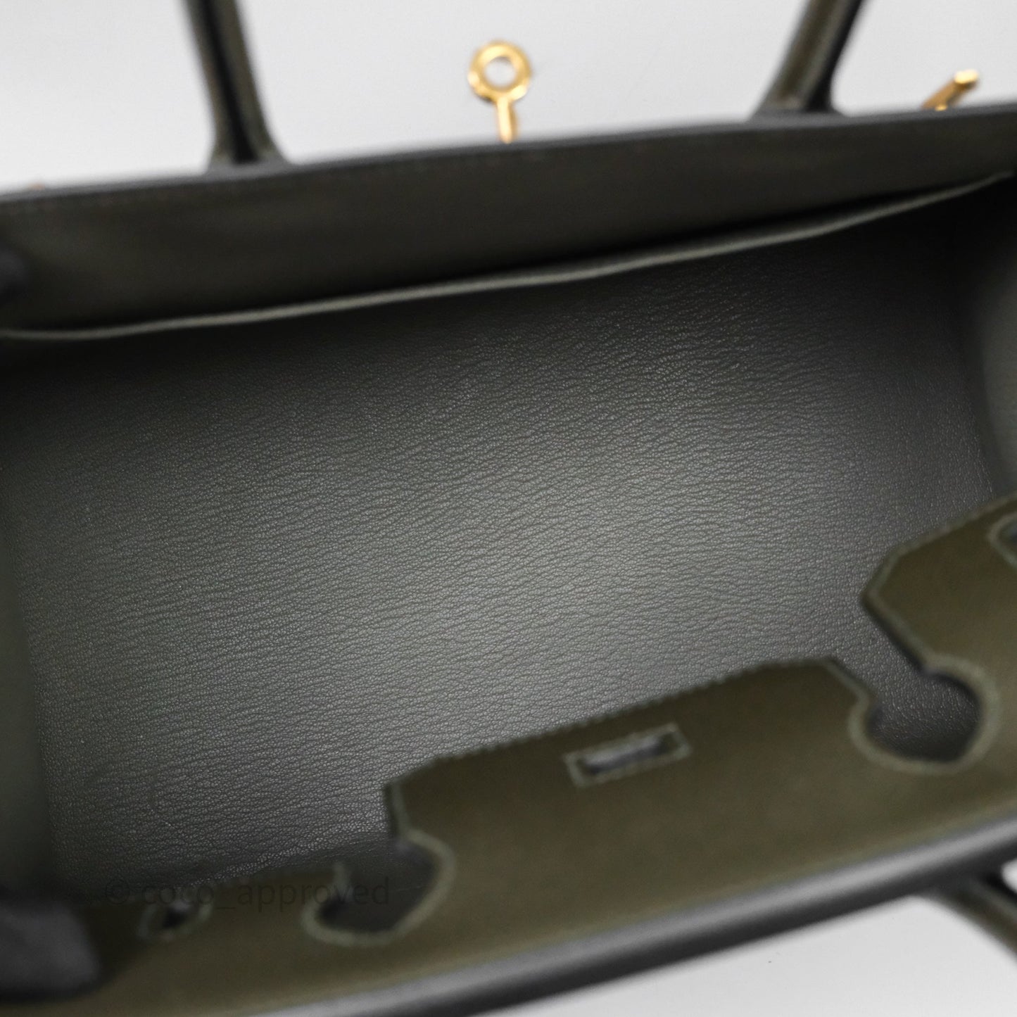 Hermès Birkin 30 Vert de Gris C6 Epsom Gold Hardware