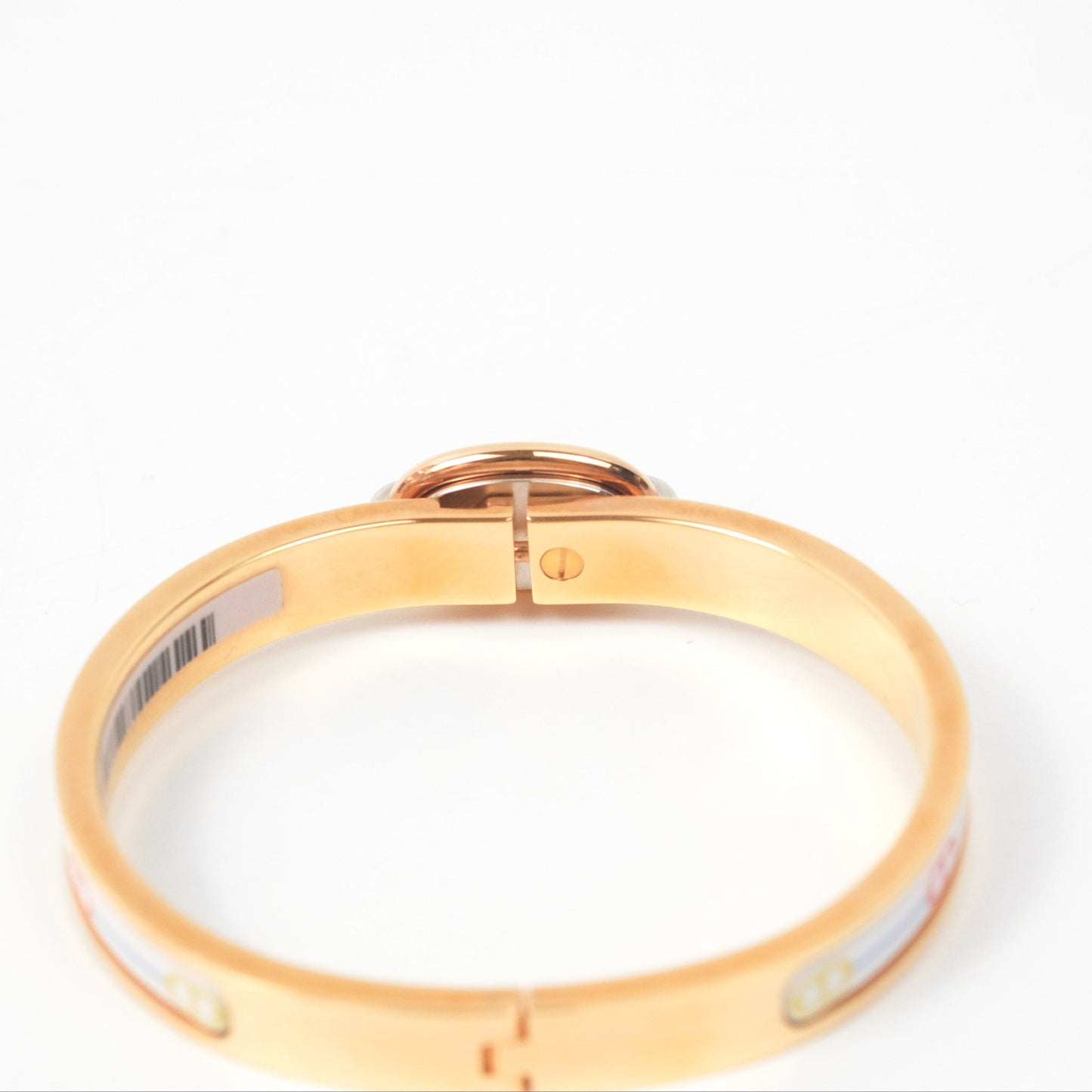 Hermès Mini Clic Chaine D'ancre Farandole Bracelet Pastel Acidulé Rose Gold Hardware