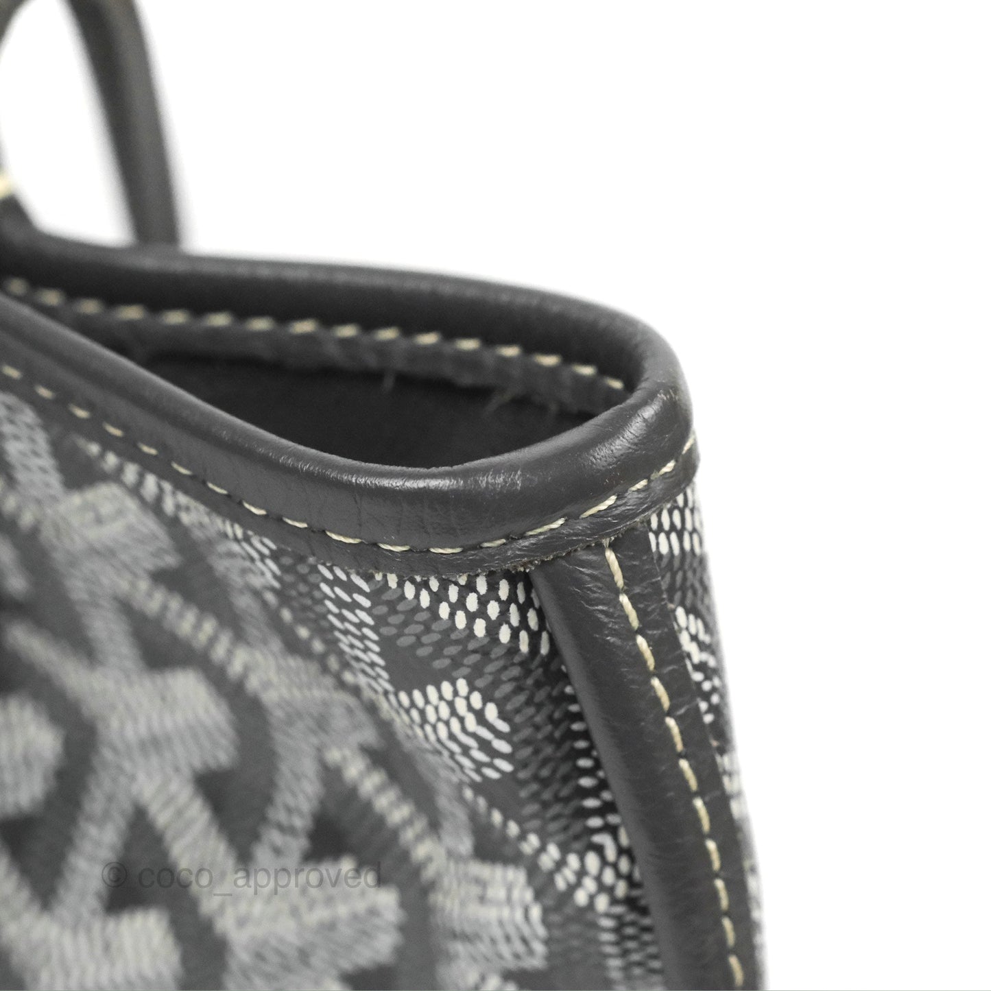 Goyard Anjou Mini Bag Goyardine Canvas Grey