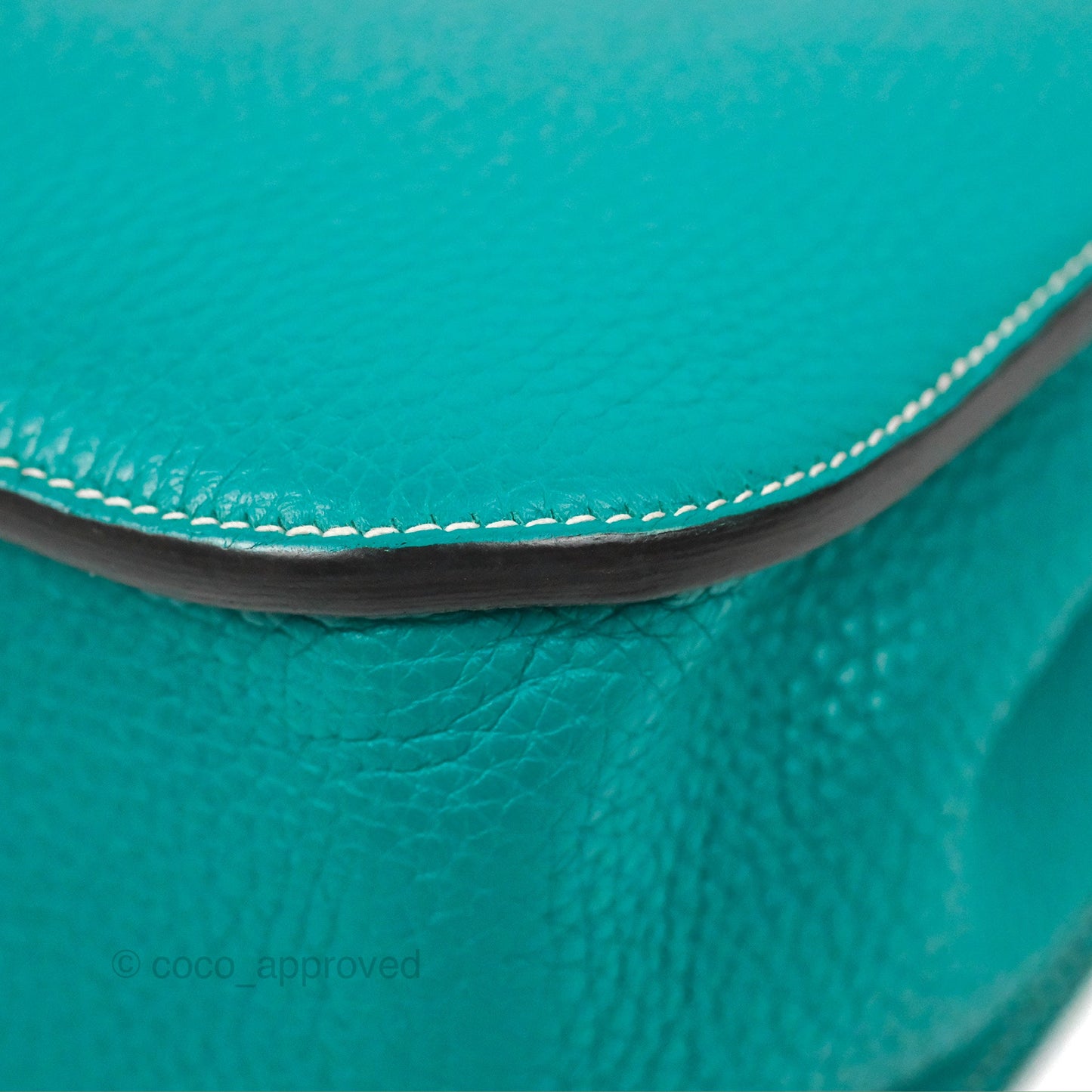 Hermès Halzan 31 Vert Verone Clemence Palladium Hardware