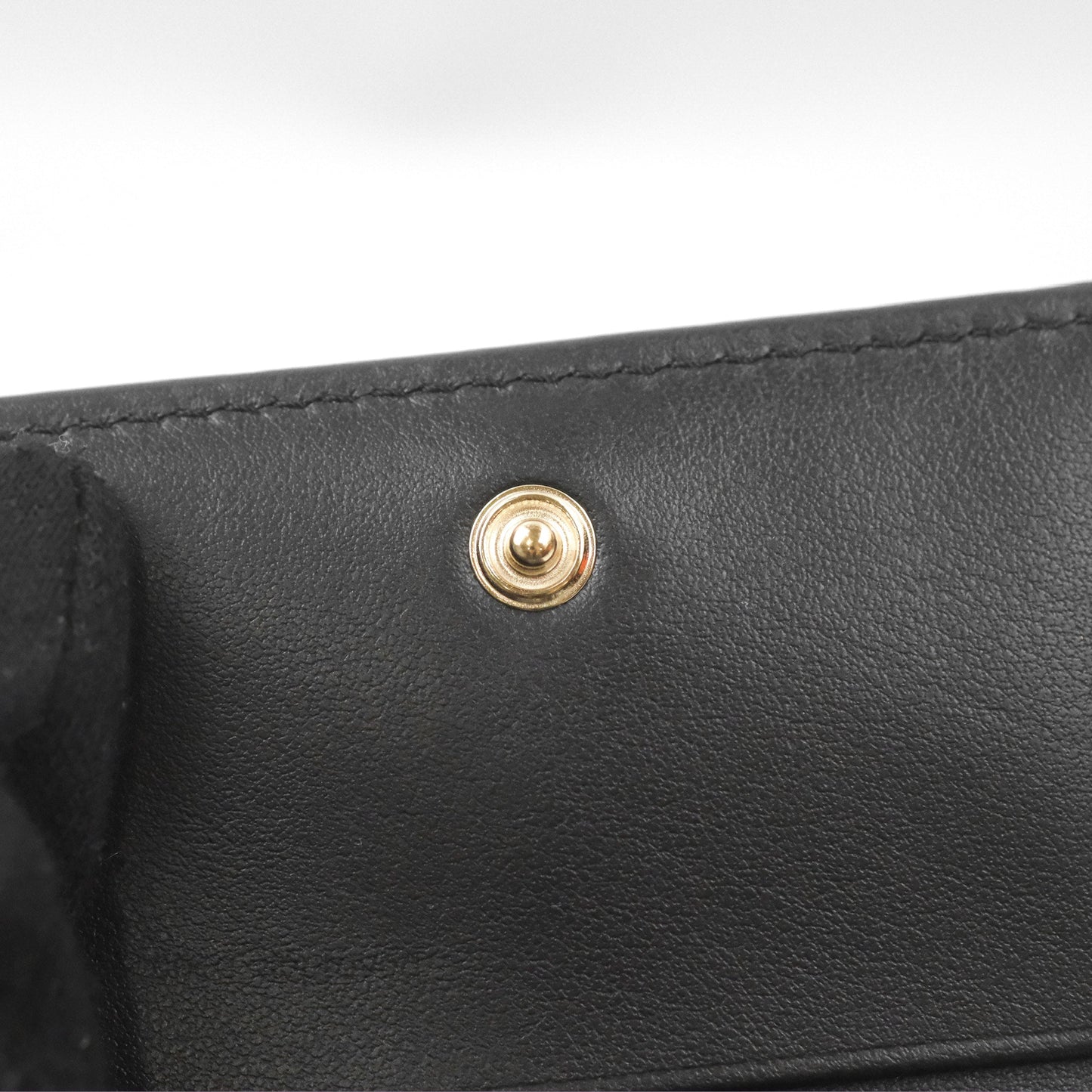 Chanel Small Wallet Black Caviar 23K