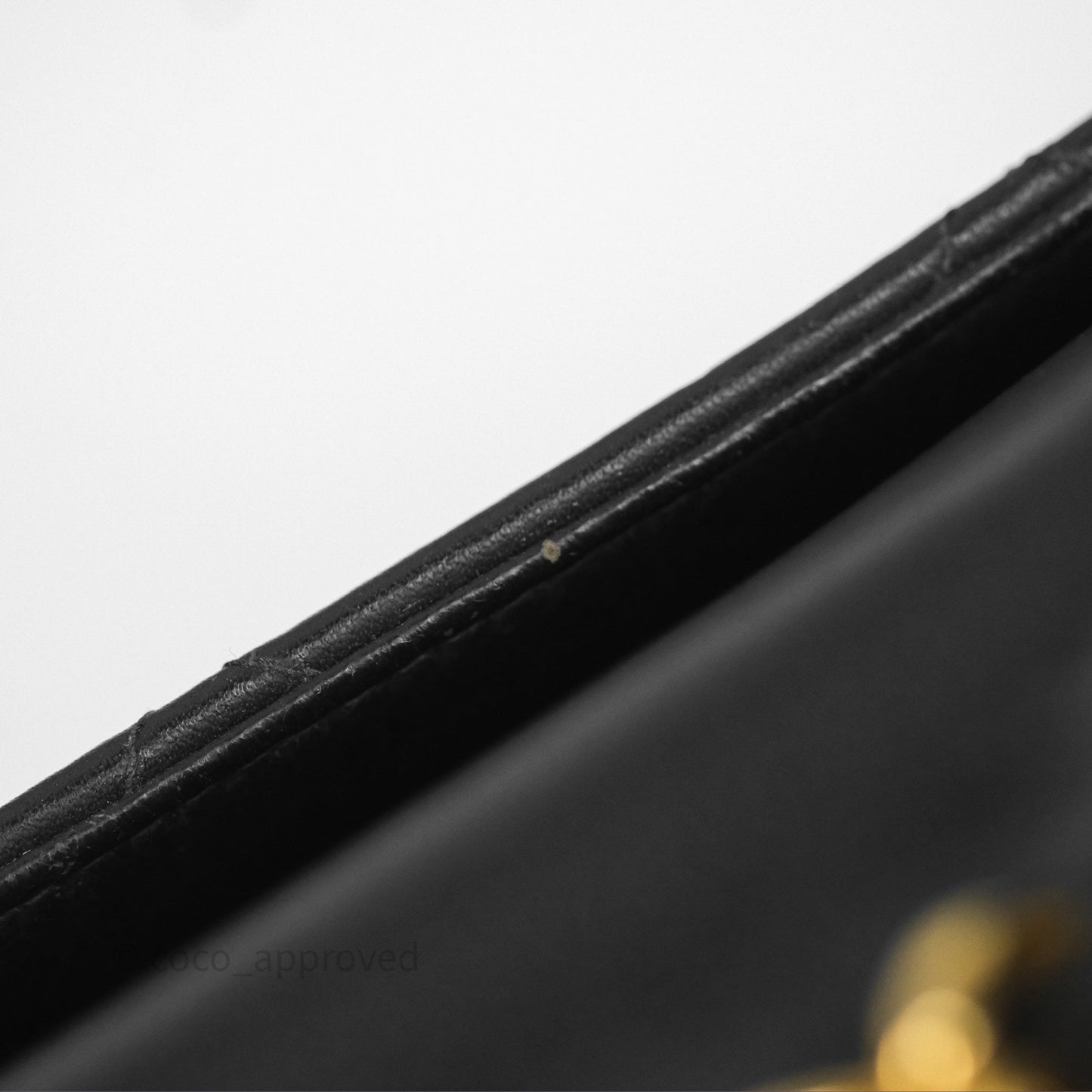 Chanel Vintage Maxi Quilted CC Flap Bag Black Lambskin Gold Hardware