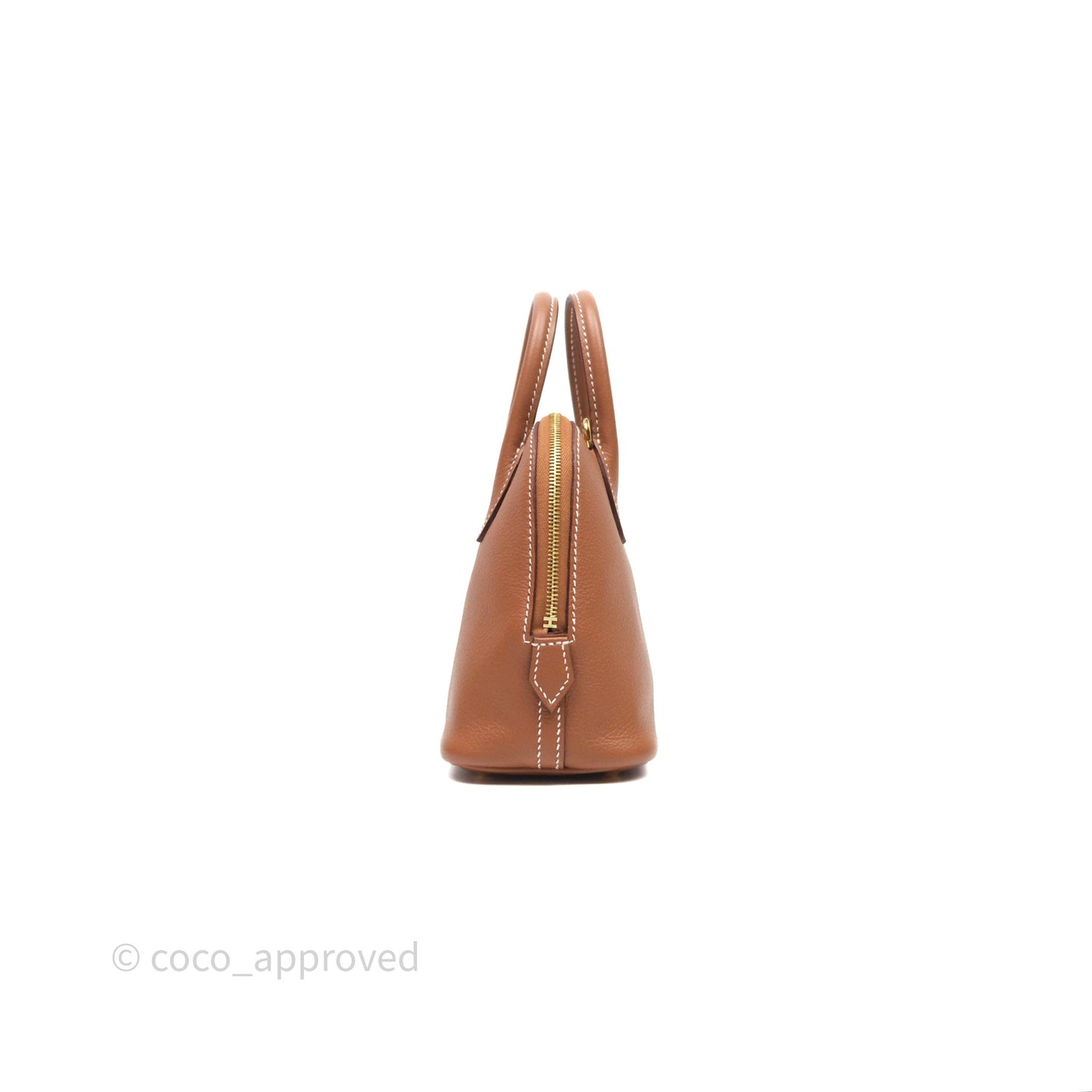 Hermès Bolide Mini 1923 Gold 37 Evercolor Gold Hardware