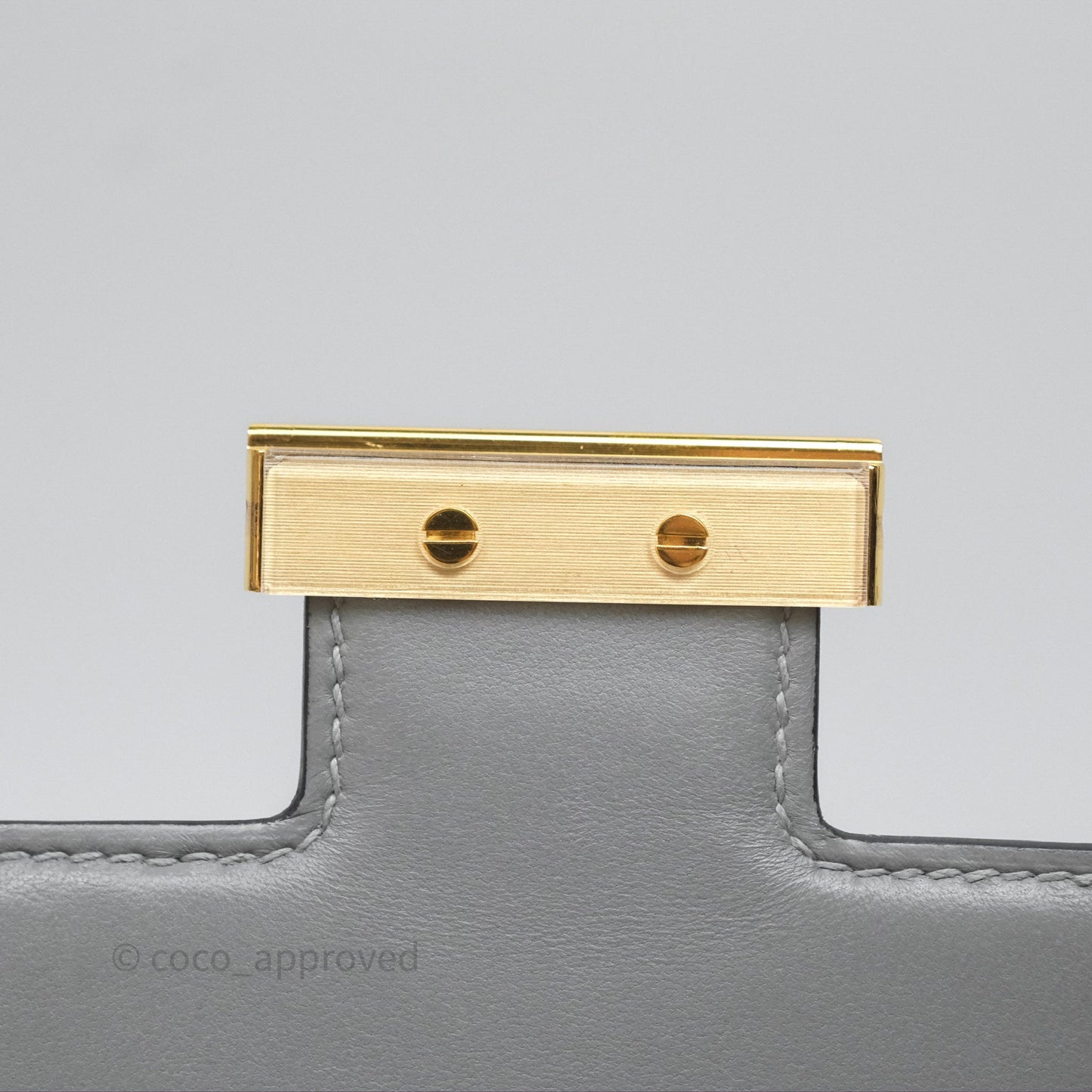 Hermès Constance 24 Gris Mouette 4Z Epsom Gold Hardware