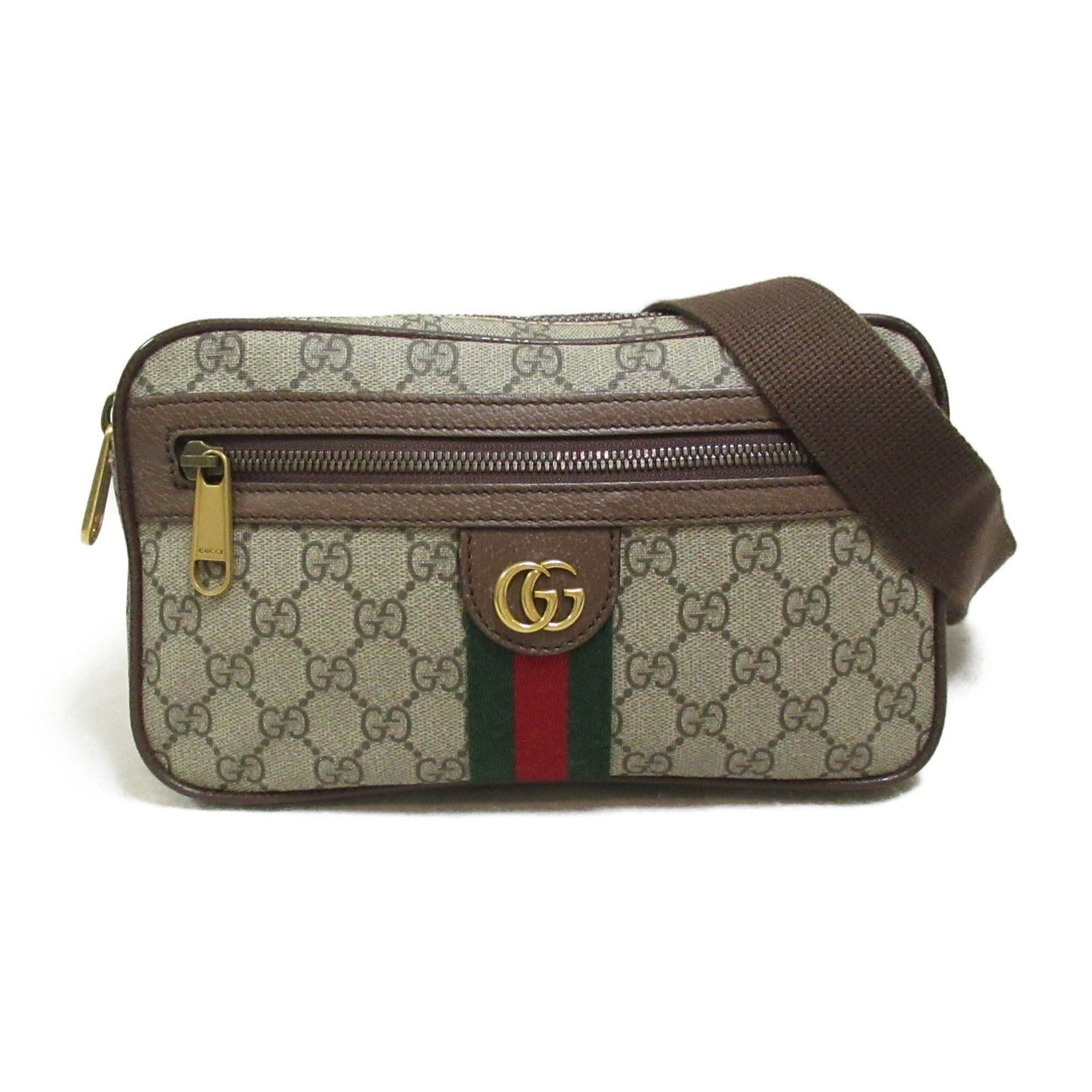 Luxury Gucci Trending 2025 GG Supreme Waist bag Body bag Body bag PVC Coated Canvas Beige